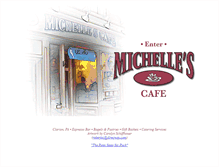 Tablet Screenshot of michellescafe.com